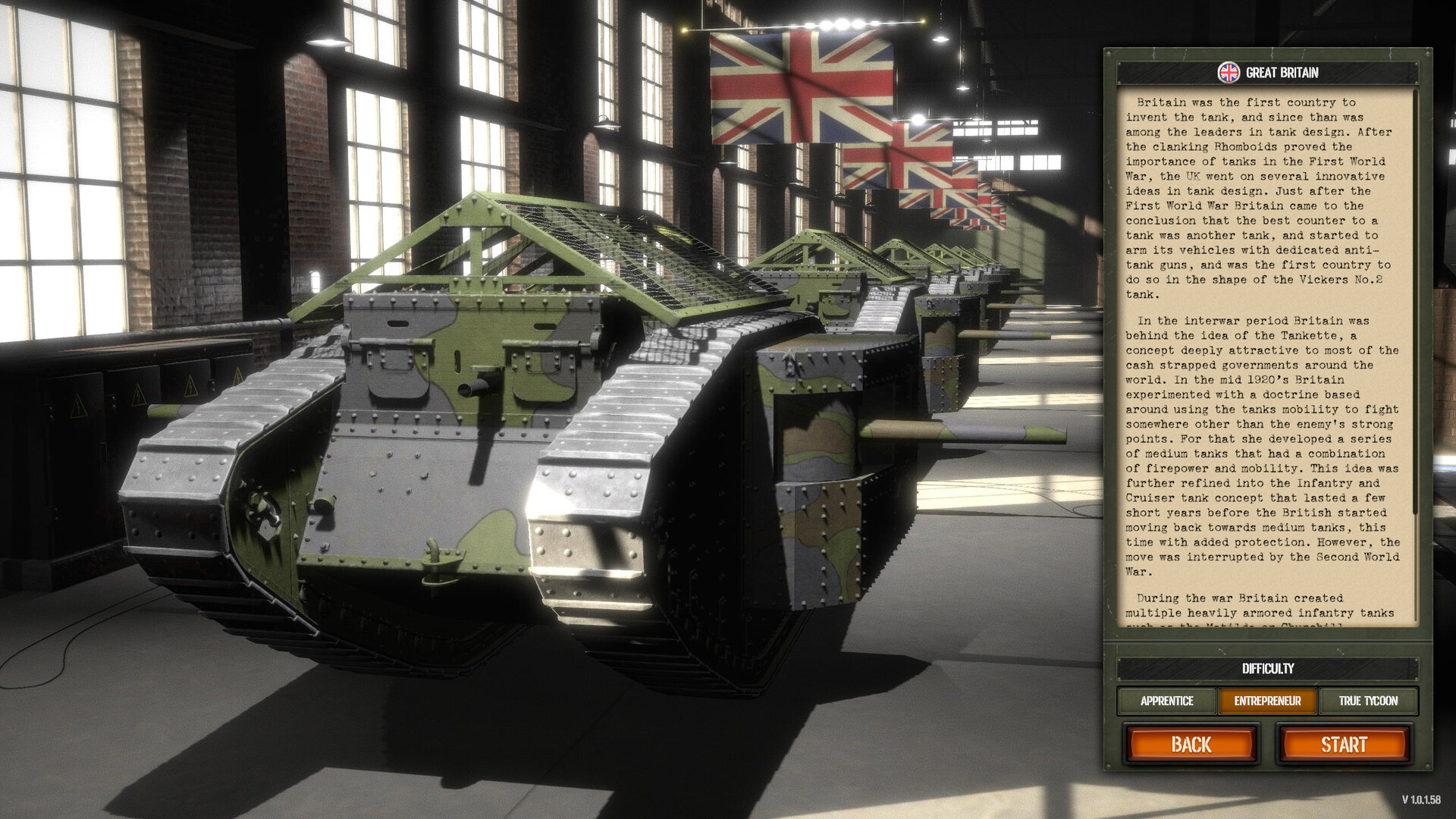 Arms Trade Tycoon Tanks Steam Account, 22.02 usd