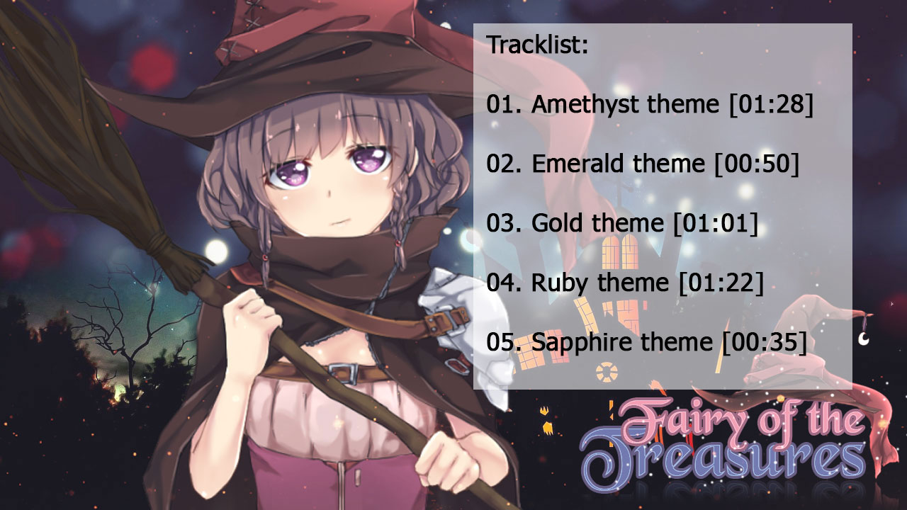 Fairy of the treasures - Soundtrack DLC Steam CD Key, 0.55 usd