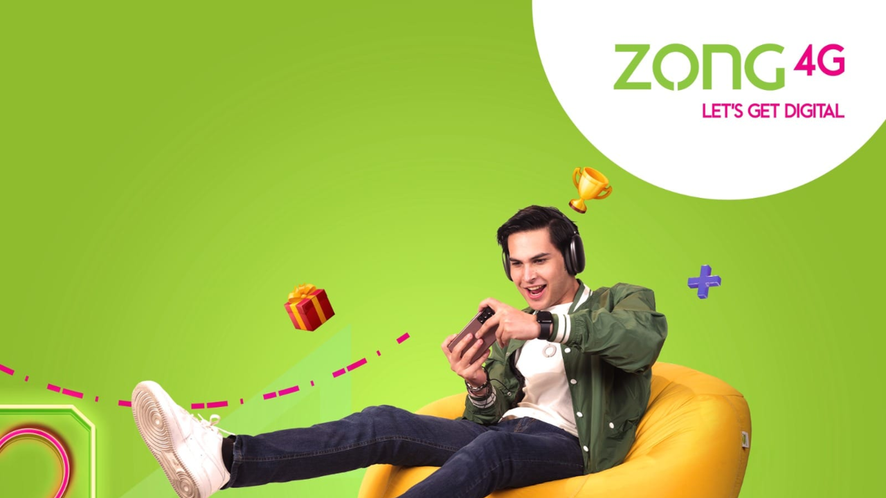Zong 460 PKR Mobile Top-up PK, 1.88 usd