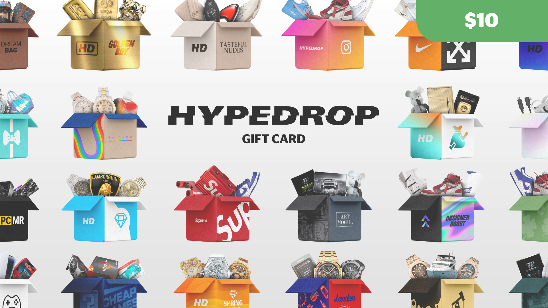 10$ HypeDrop Gift Card 10 USD Prepaid Code, 12.17 usd
