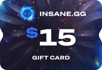 Insane.gg Gift Card $15 Code, 17.36 usd
