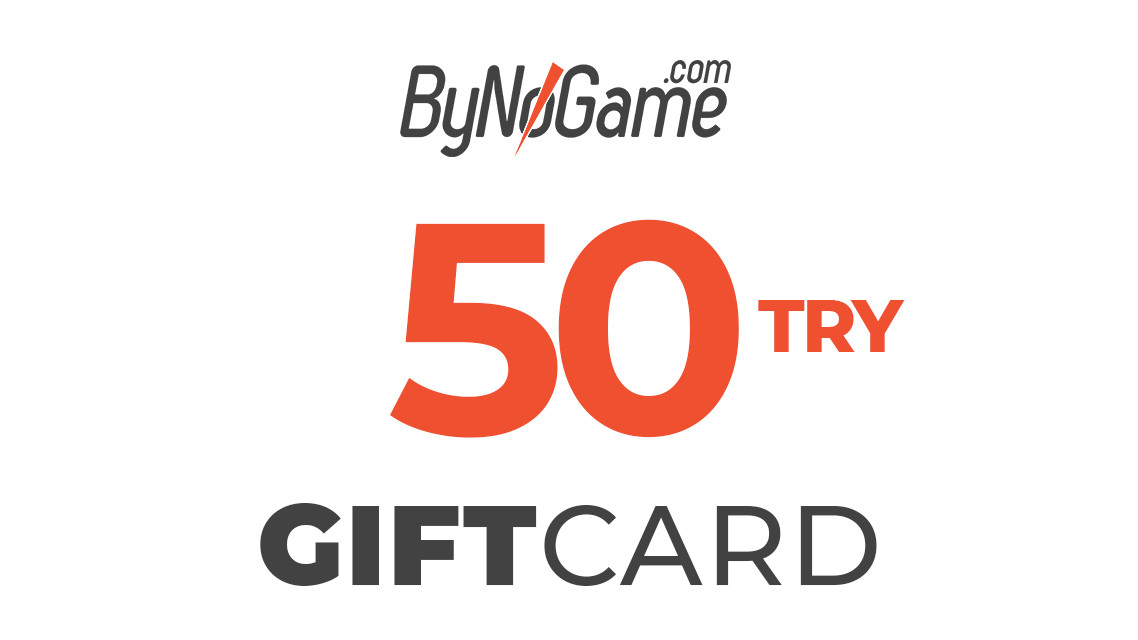 ByNoGame 50 TRY Gift Card, 2.31 usd