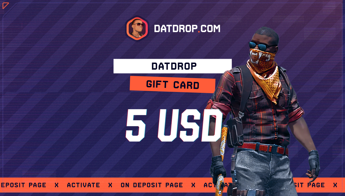 DatDrop 5 USD Gift Card, 5.45 usd