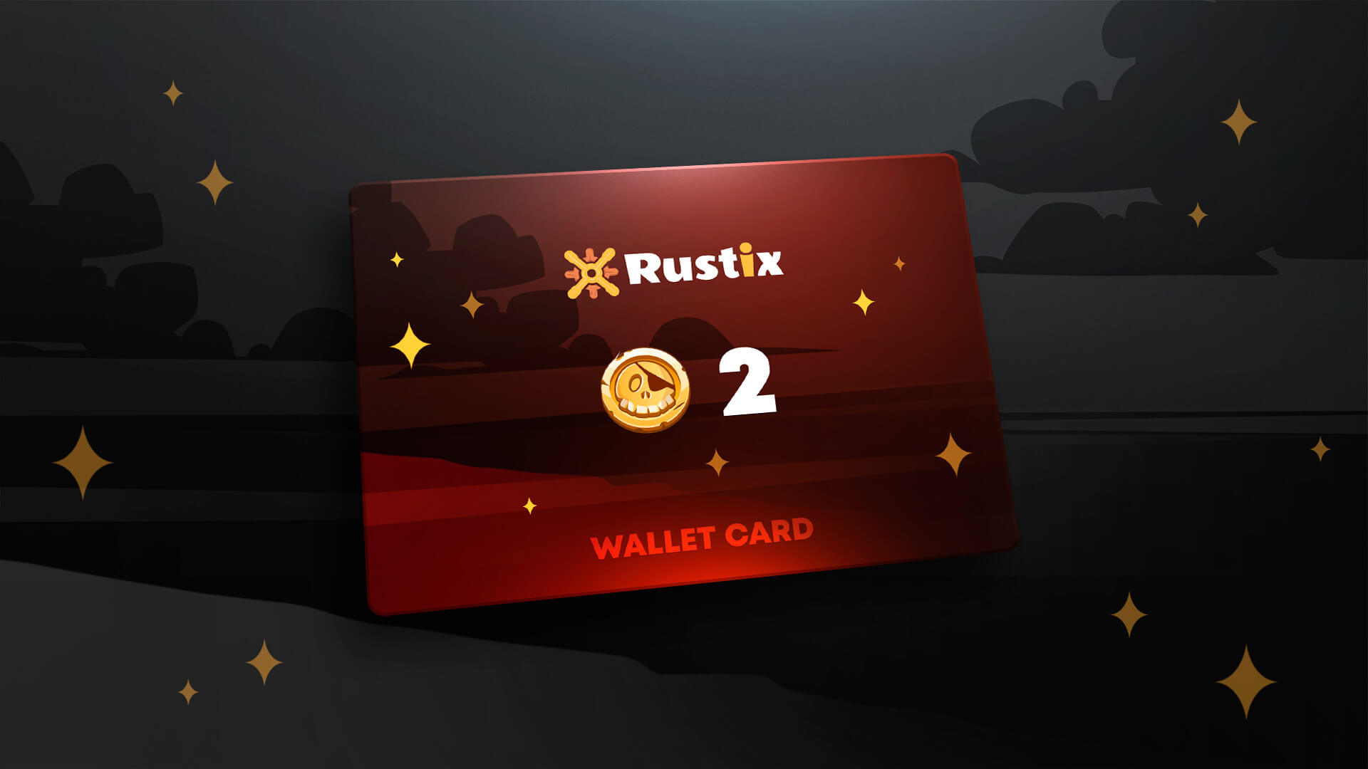 Rustix.io 2 USD Wallet Card Code, 2.26 usd