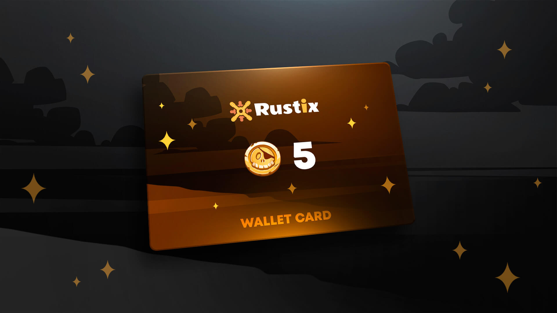 Rustix.io 5 USD Wallet Card Code, 5.65 usd