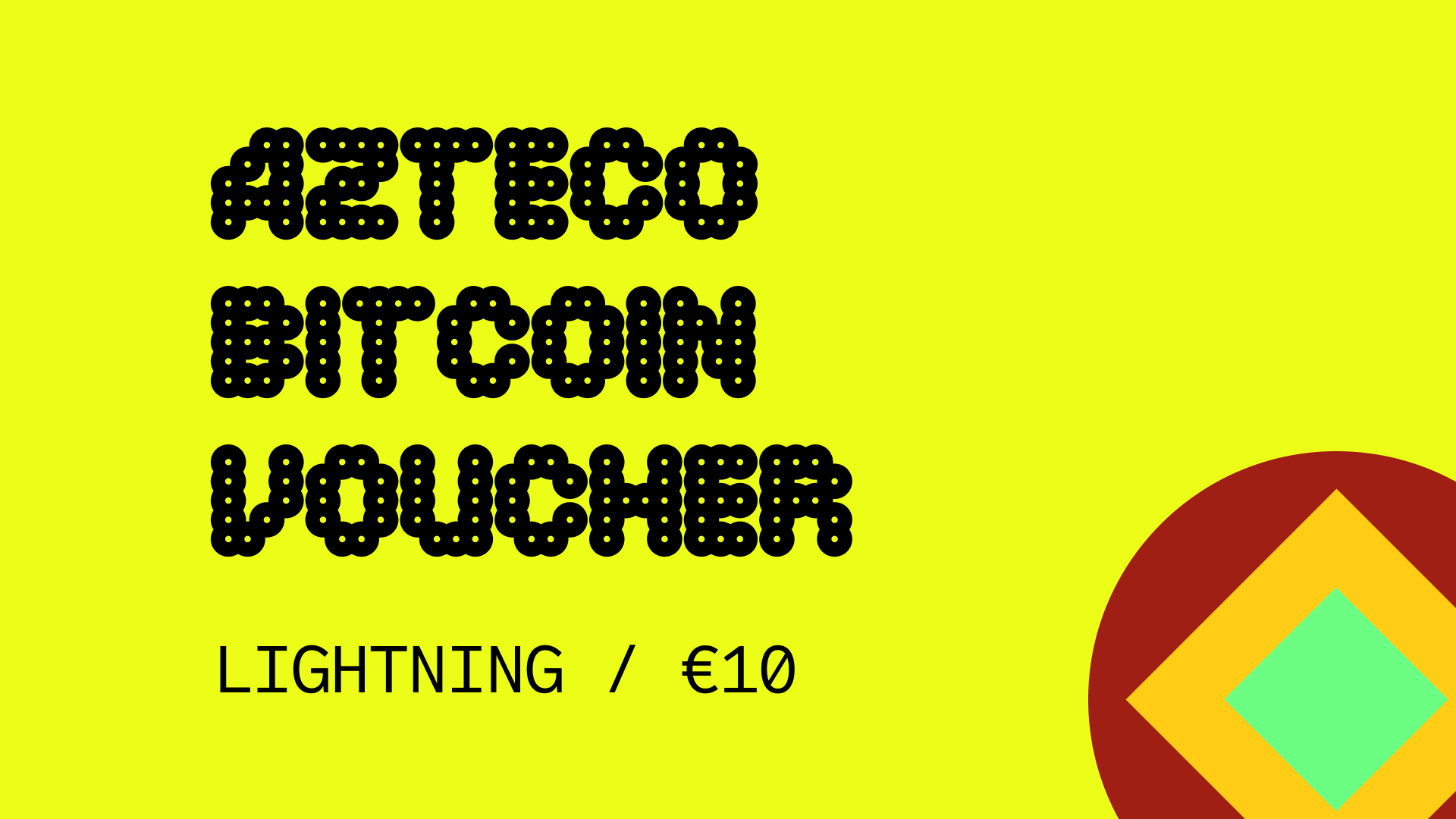 Azteco Bitcoin Lighting €10 Voucher, 11.3 usd