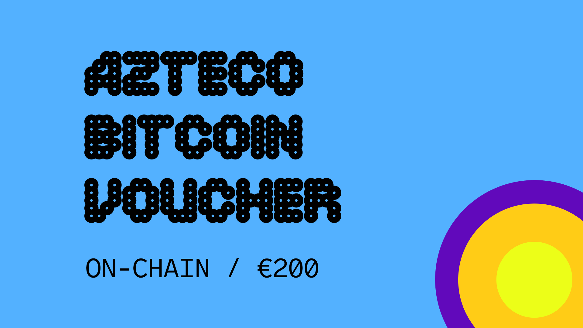 Azteco Bitcoin On-Chain €200 Voucher, 225.98 usd