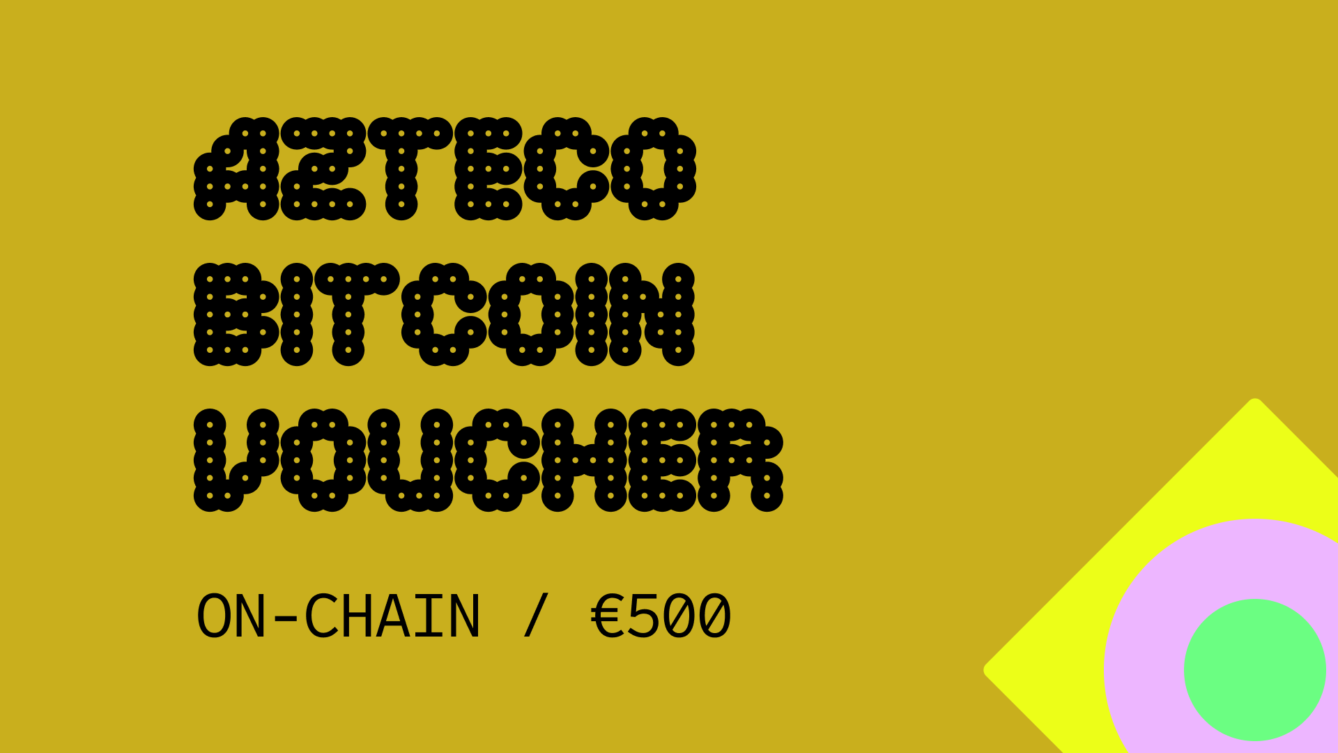 Azteco Bitcoin On-Chain €500 Voucher, 564.98 usd