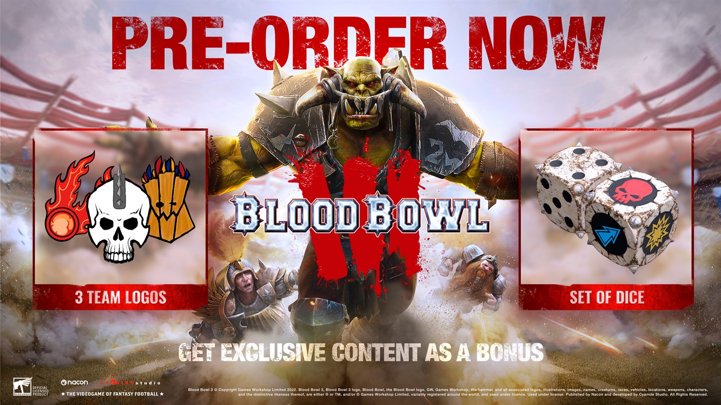 Blood Bowl 3 - Preorder Bonus EU Steam CD Key, 1.34 usd