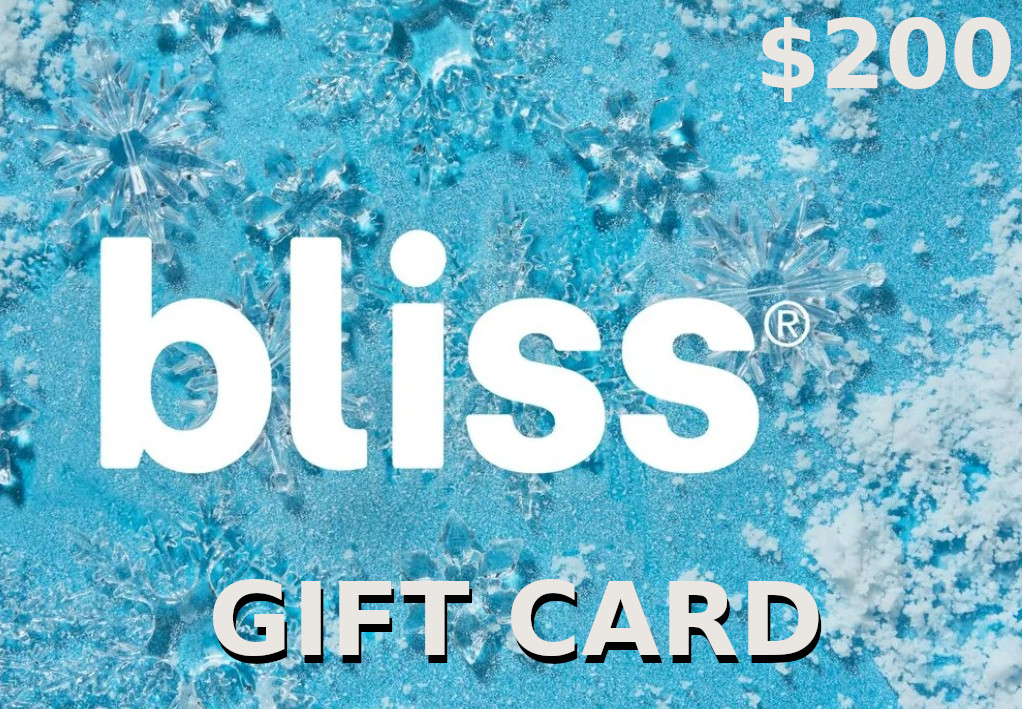 Bliss Spa $200 Gift Card US, 111.87 usd