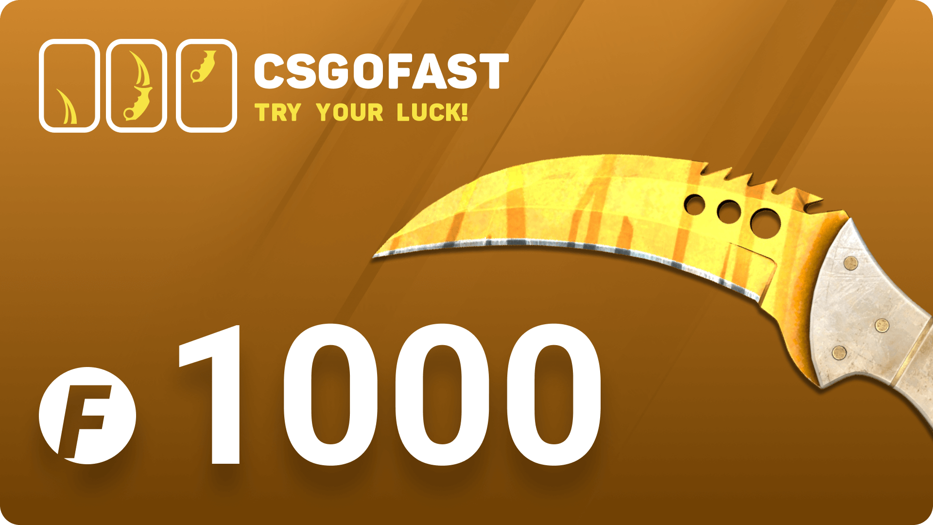 CSGOFAST 1000 Fast Coins Gift Card, 695.26 usd