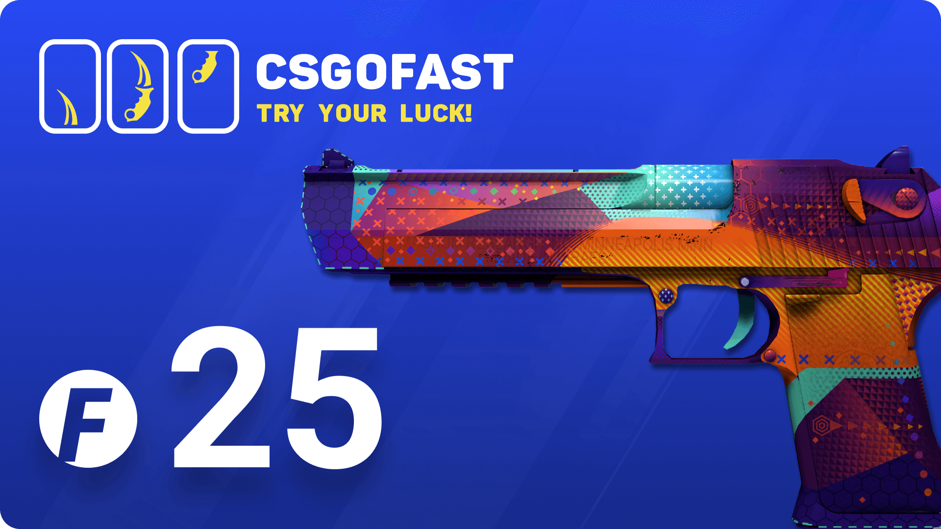 CSGOFAST 25 Fast Coins Gift Card, 17.77 usd