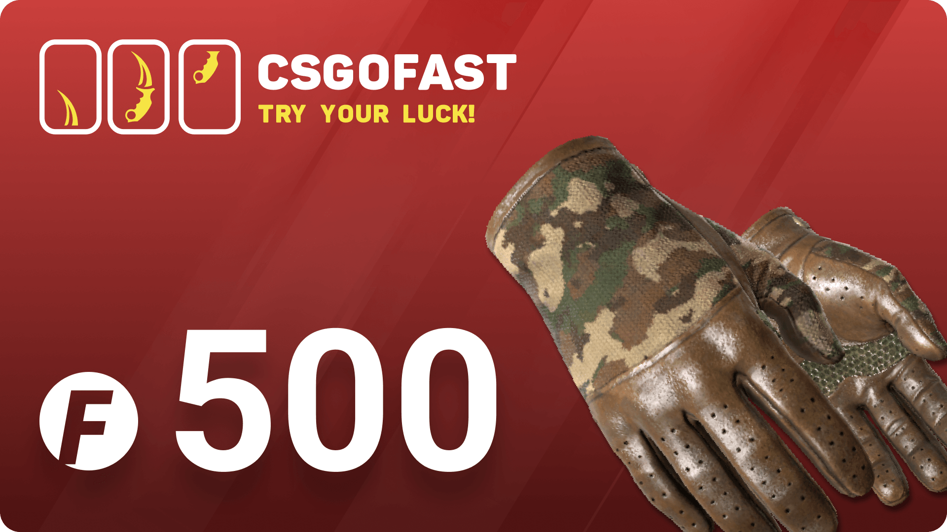 CSGOFAST 500 Fast Coins Gift Card, 353.1 usd