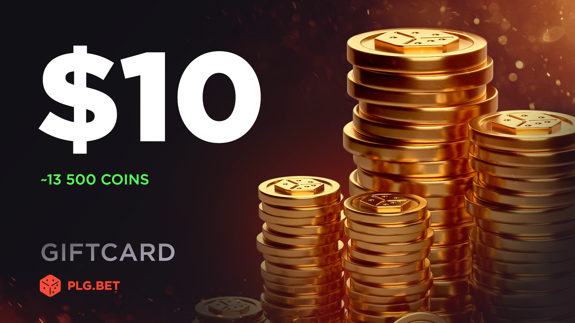 PLG.BET $10 Gift Card, 10.85 usd