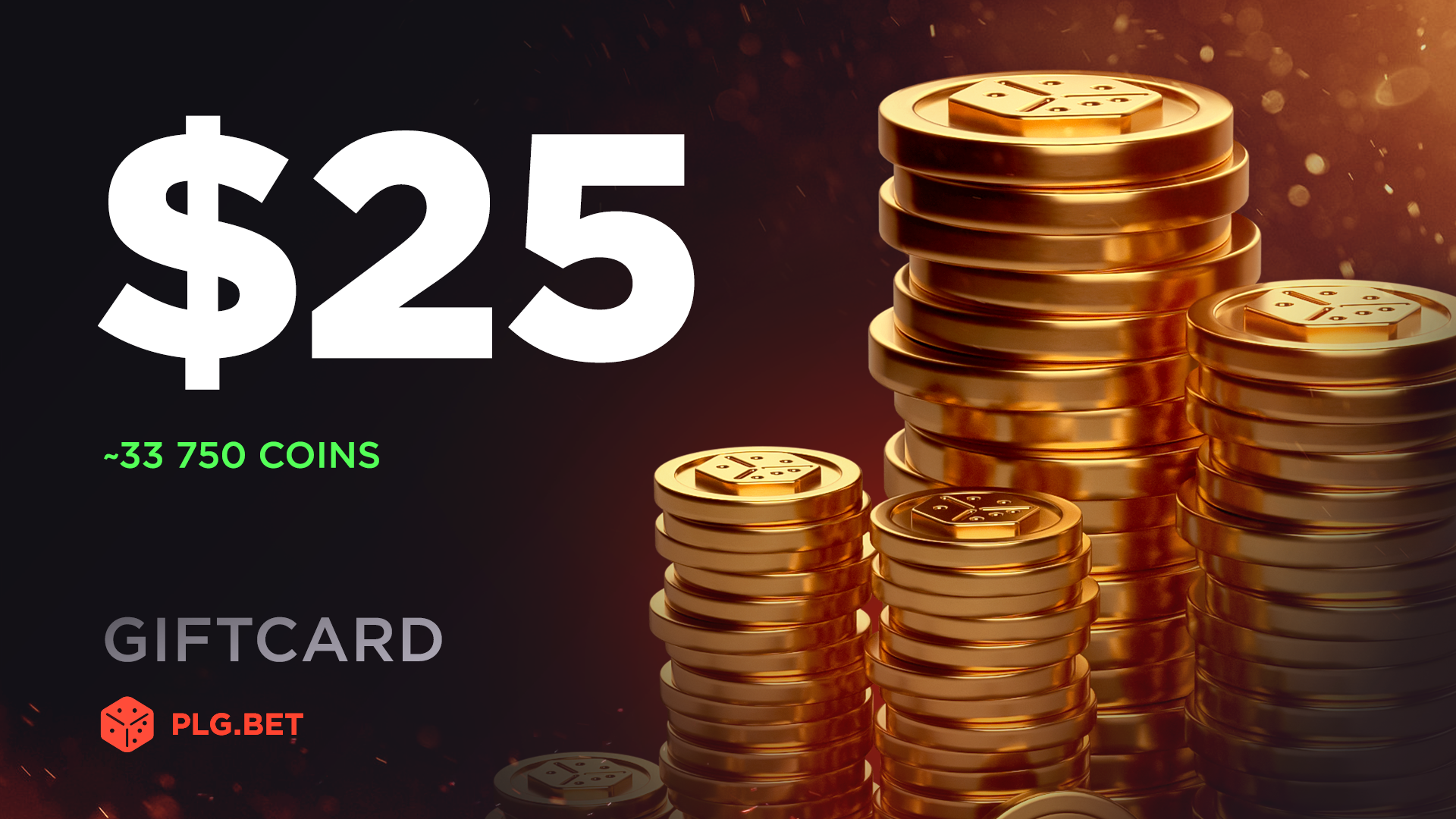 PLG.BET $25 Gift Card, 26.78 usd