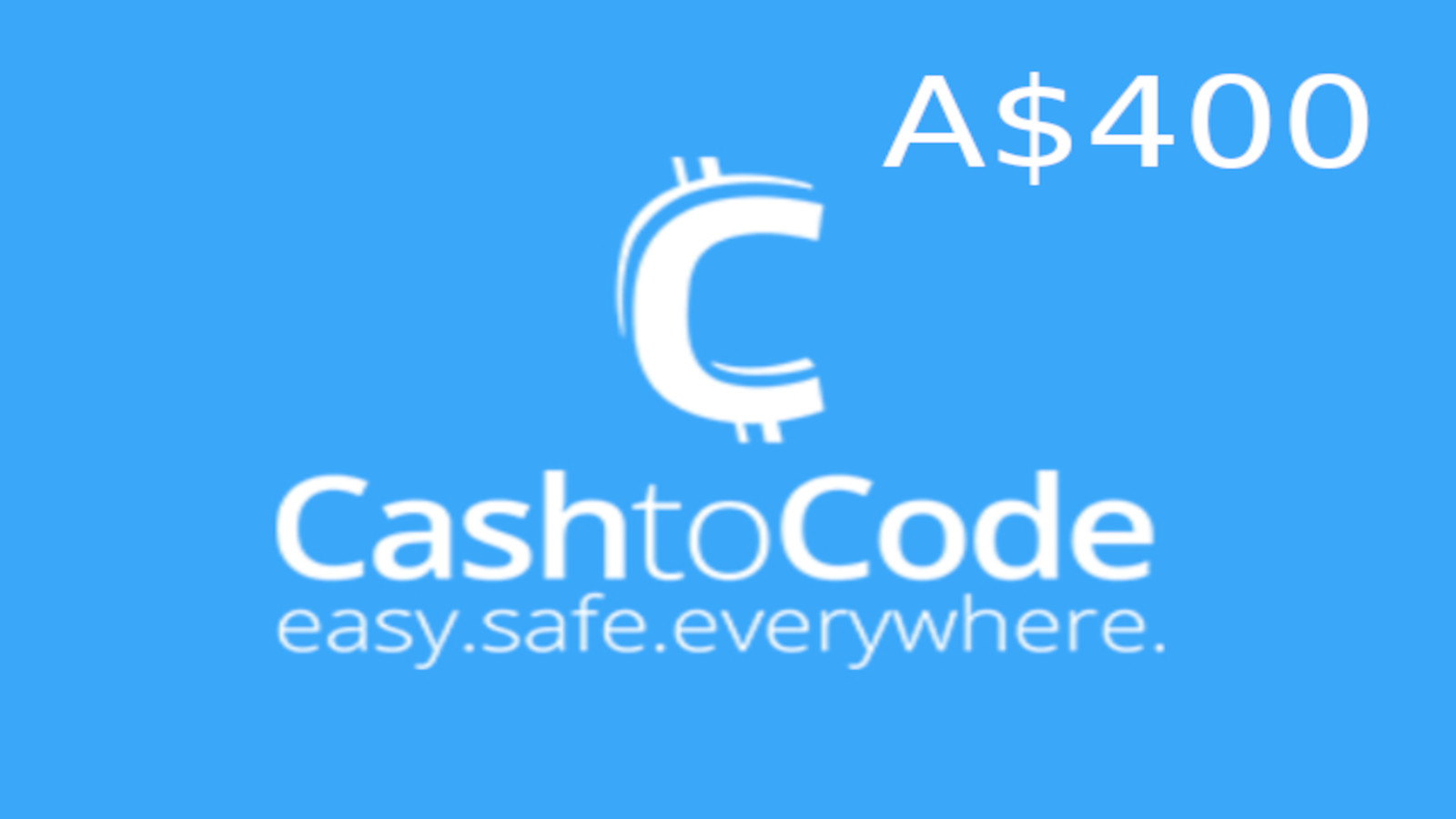 CashtoCode A$400 Gift Card AU, 302.37 usd