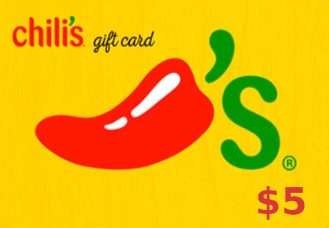 Chili's $5 Gift Card US, 3.67 usd