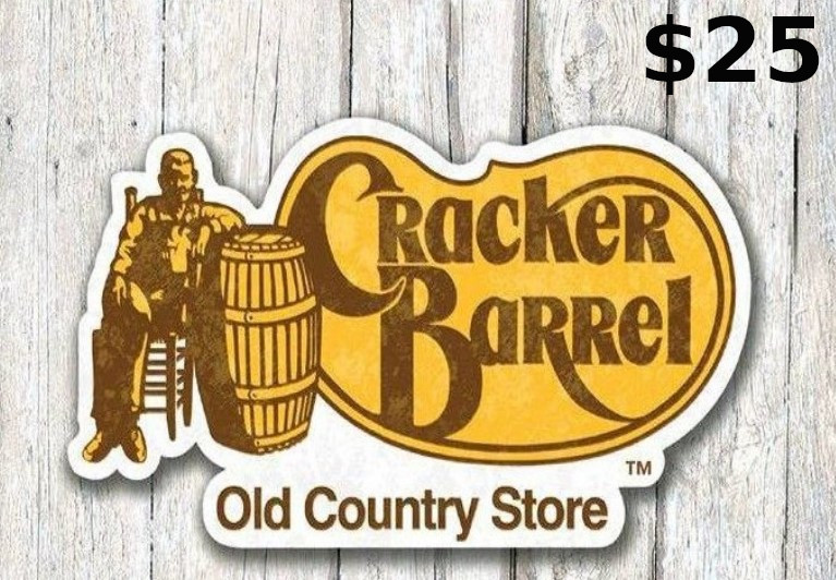 Cracker Barrel Old Country Store $25 Gift Card US, 16.95 usd