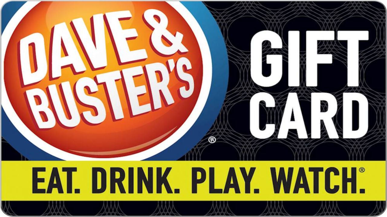 Dave & Buster's $2 Gift Card US, 1.69 usd