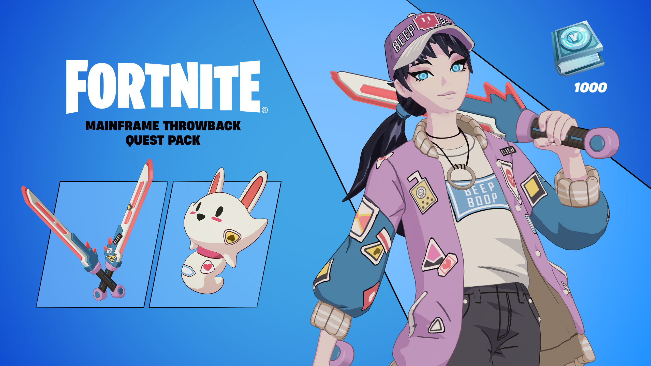 Fortnite - Mainframe Throwback Quest Pack DLC TR XBOX One / Xbox Series X|S CD Key, 18.07 usd