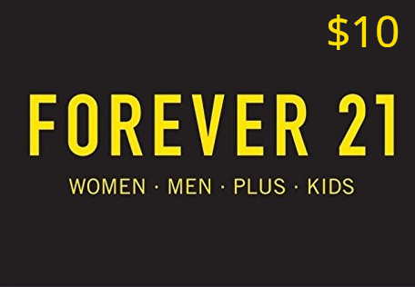 Forever 21 $10 Gift Card US, 7.34 usd