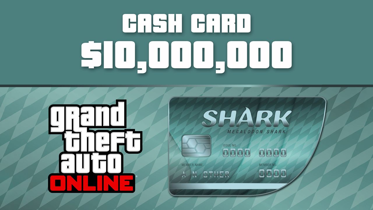 Grand Theft Auto Online - $10,000,000 Megalodon Shark Cash Card RU VPN Activated PC Activation Code, 33.89 usd