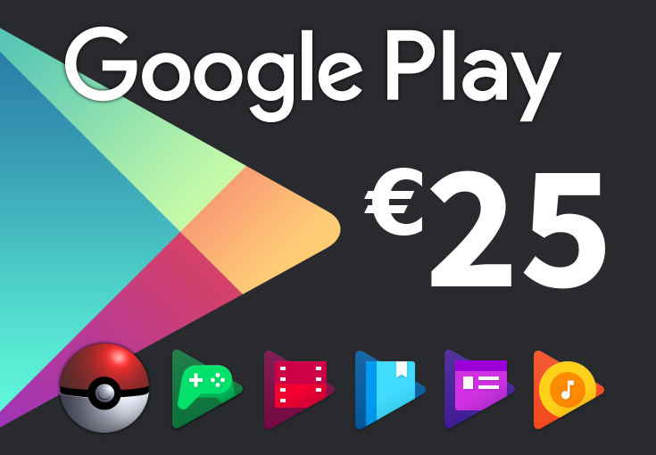 Google Play €25 IT Gift Card, 30.89 usd