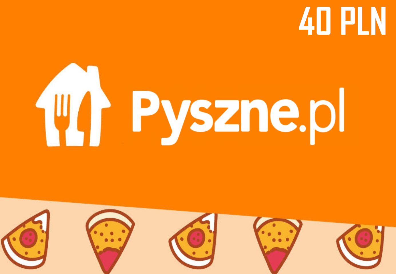 Pyszne.pl 40 PLN Gift Card PL, 11.82 usd