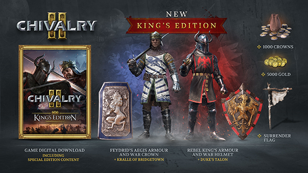Chivalry 2 King's Edition Steam CD Key, 16.94 usd