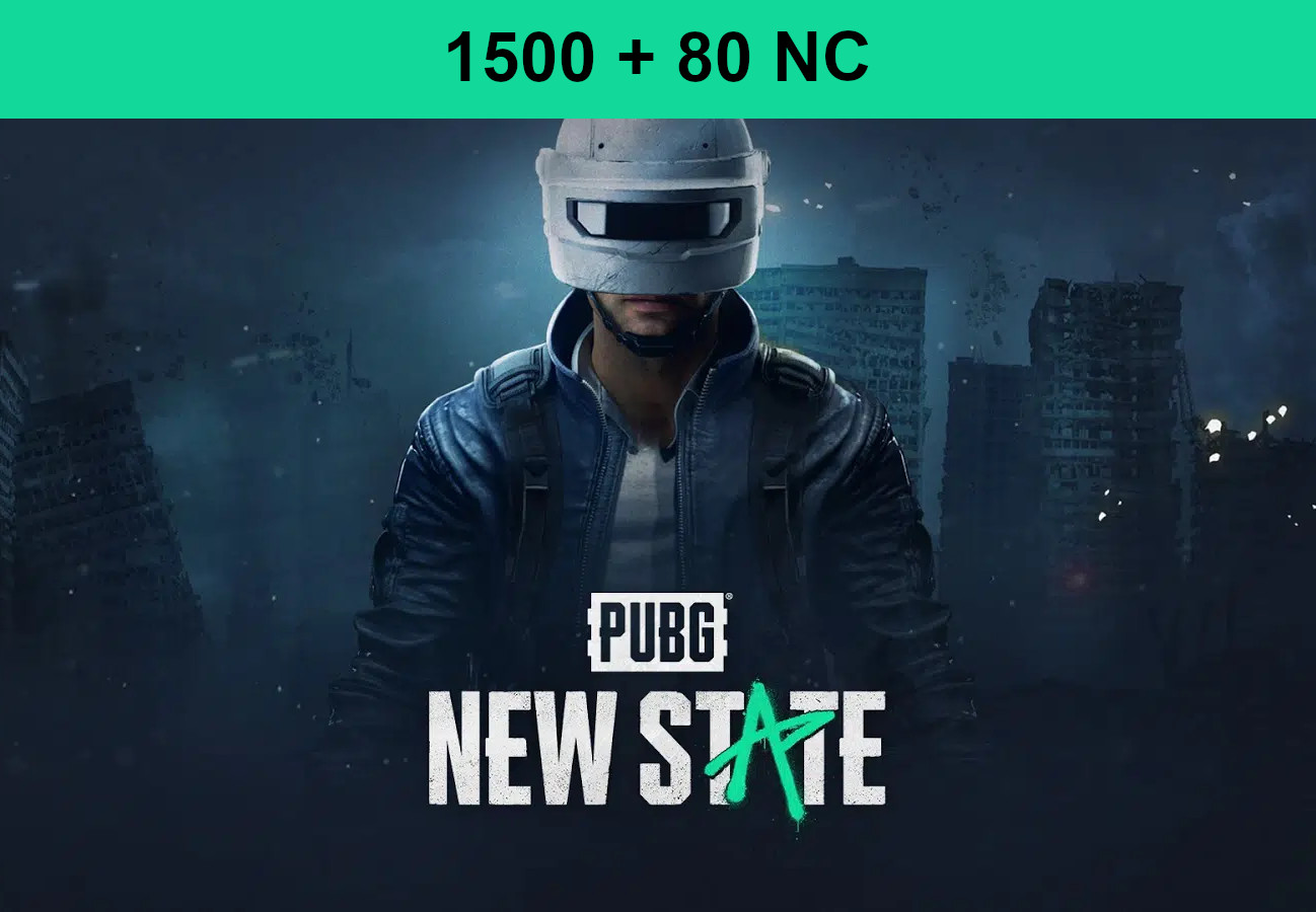 PUBG: NEW STATE - 1500 + 80 NC CD Key, 5.03 usd