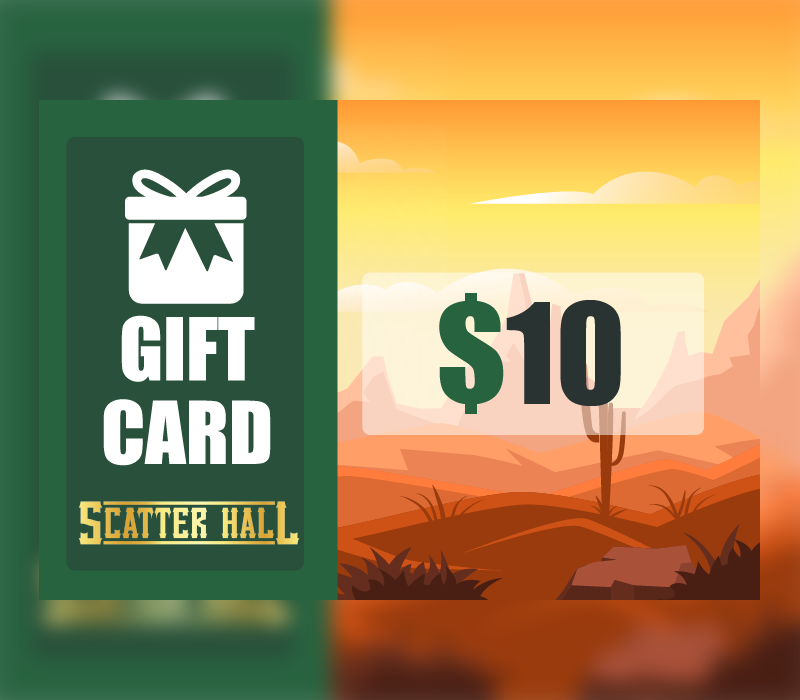 Scatterhall - $10 Gift Card, 12.37 usd