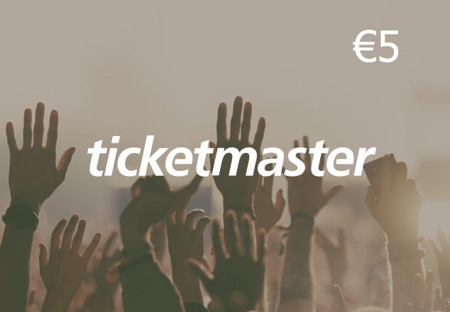 Ticketmaster €5 Gift Card DE, 5.65 usd