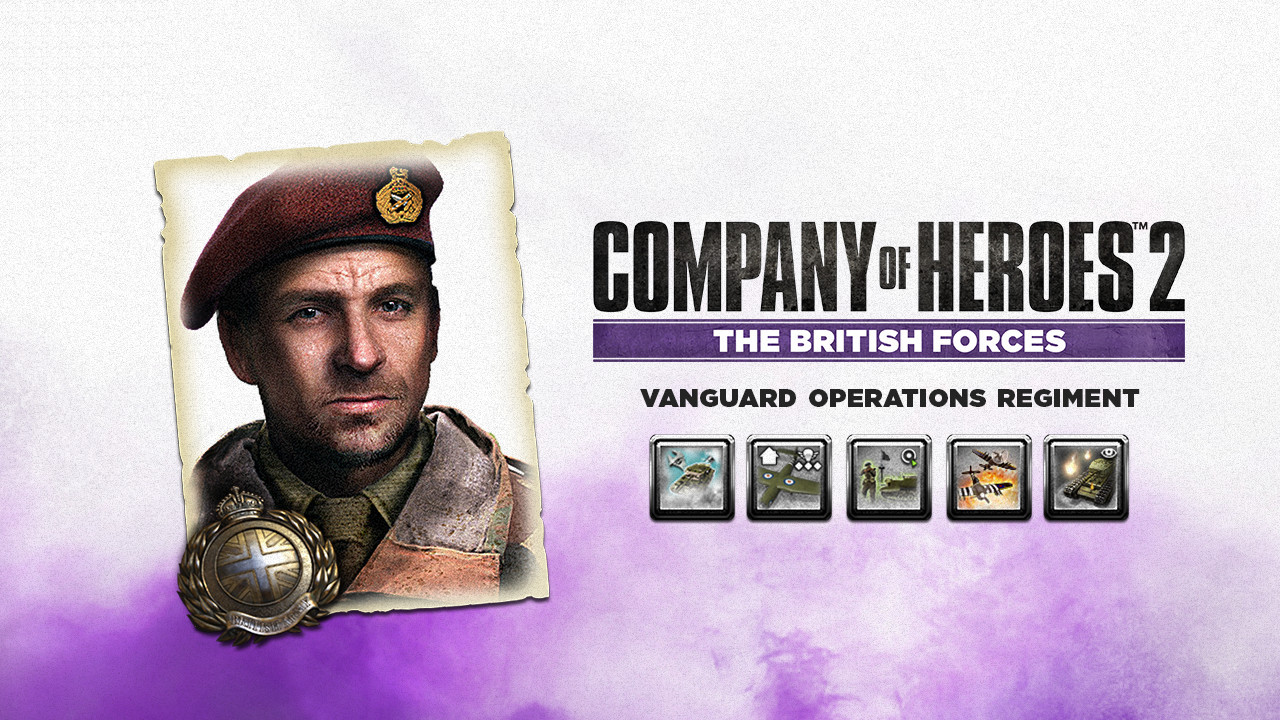Company of Heroes 2 - British Commander: Vanguard Operations Regiment DLC Steam CD Key, 0.78 usd