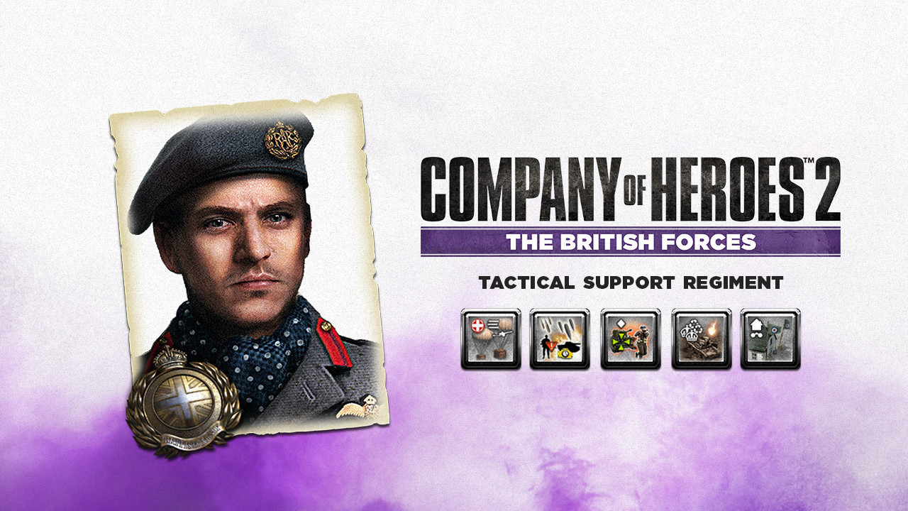 Company of Heroes 2 - British Commander: Tactical Support Regiment DLC Steam CD Key, 0.78 usd