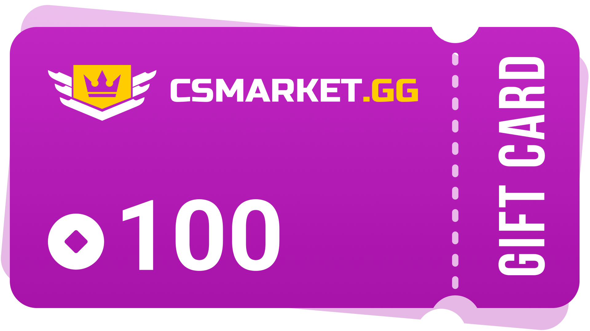 CSMARKET.GG 100 Gems Gift Card, 68.32 usd