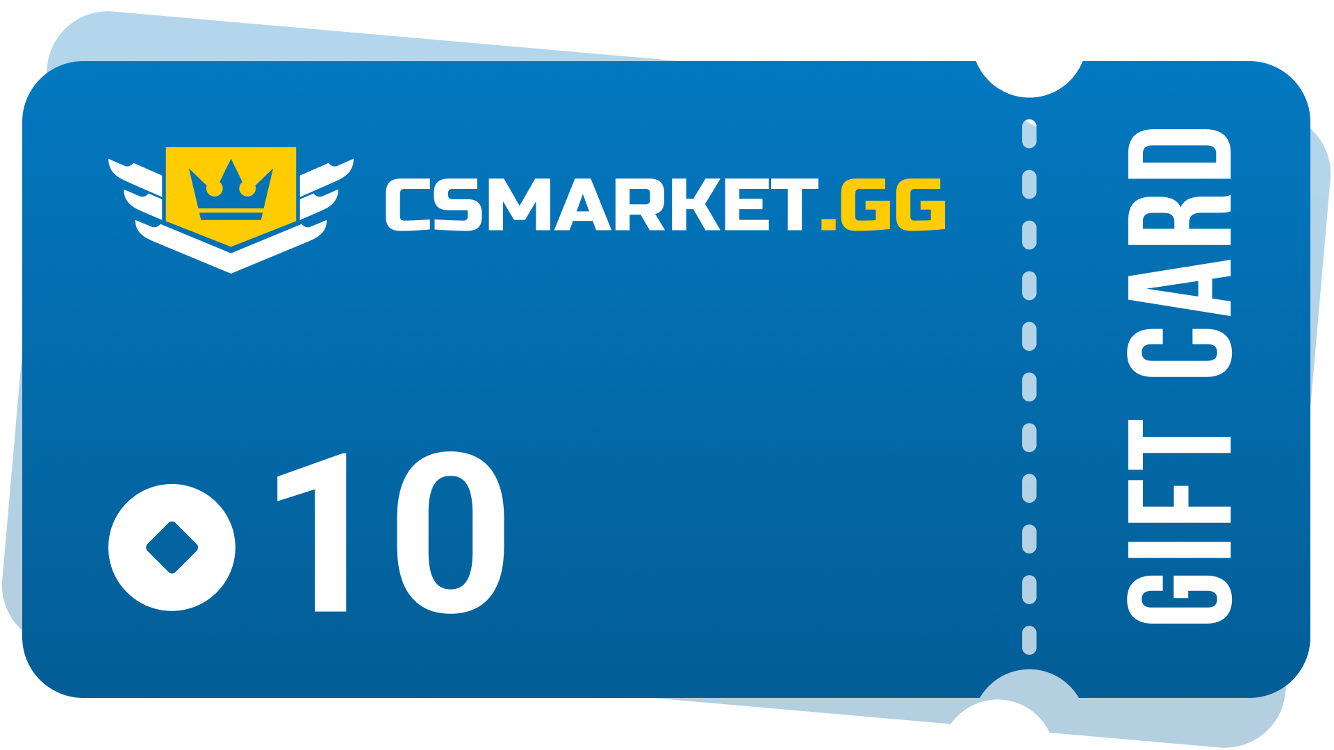 CSMARKET.GG 10 Gems Gift Card, 6.98 usd