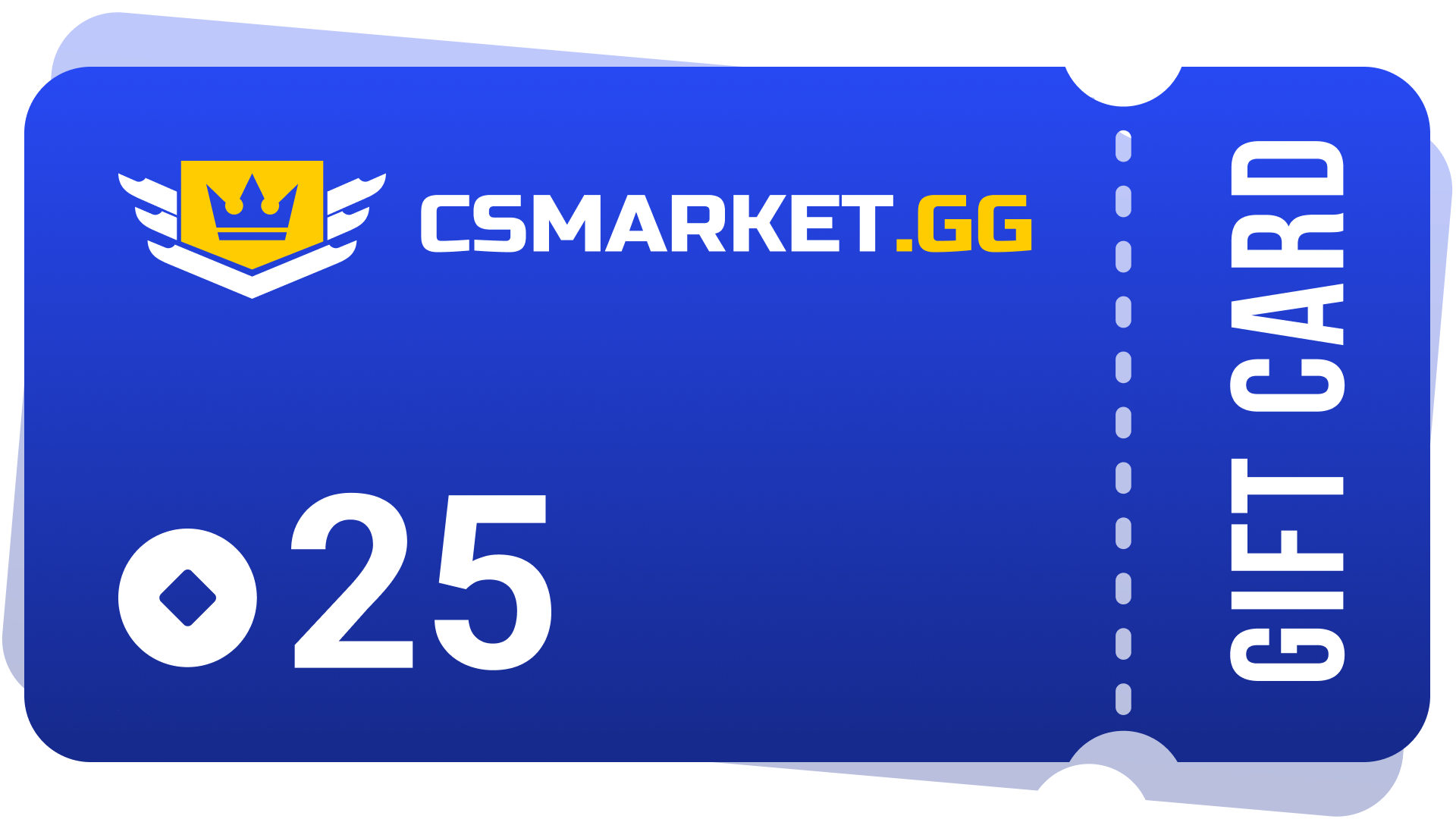 CSMARKET.GG 25 Gems Gift Card, 17.16 usd