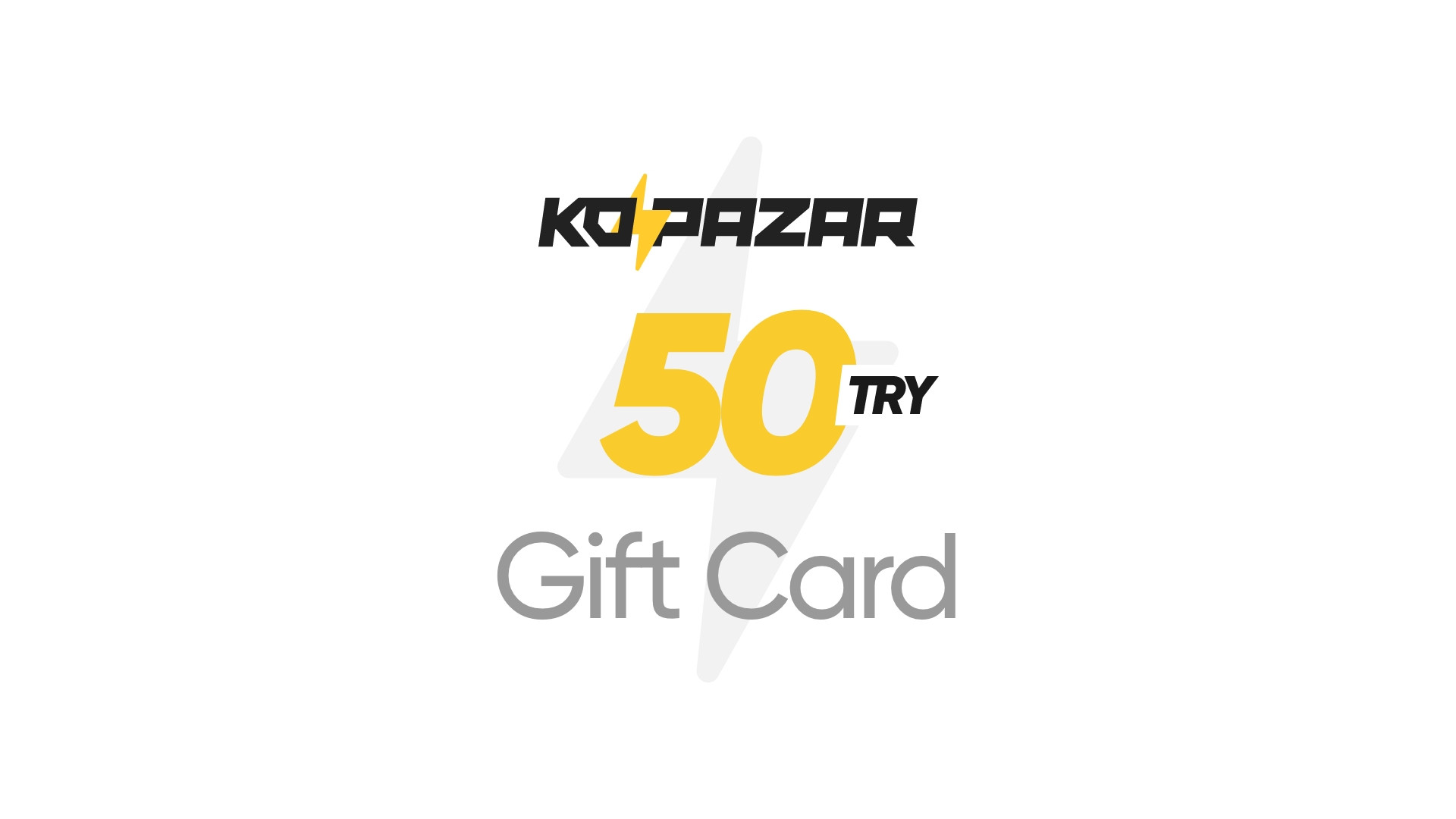 Kopazar 50 TRY Gift Card, 2.09 usd
