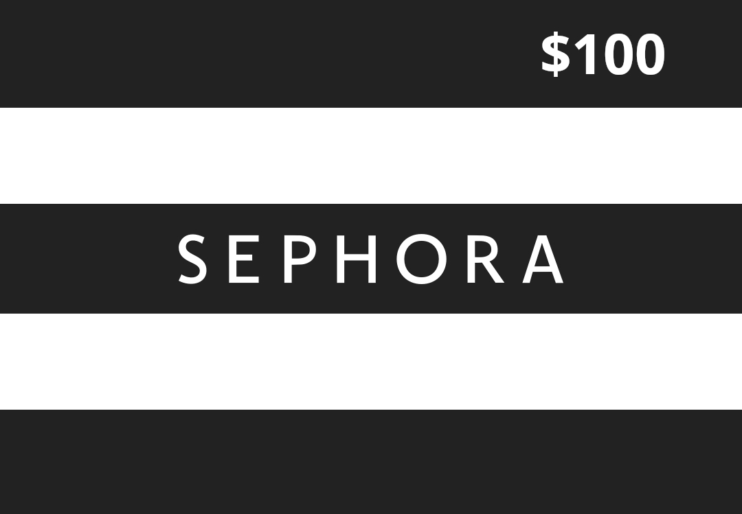 Sephora $100 Gift Card US, 107.19 usd