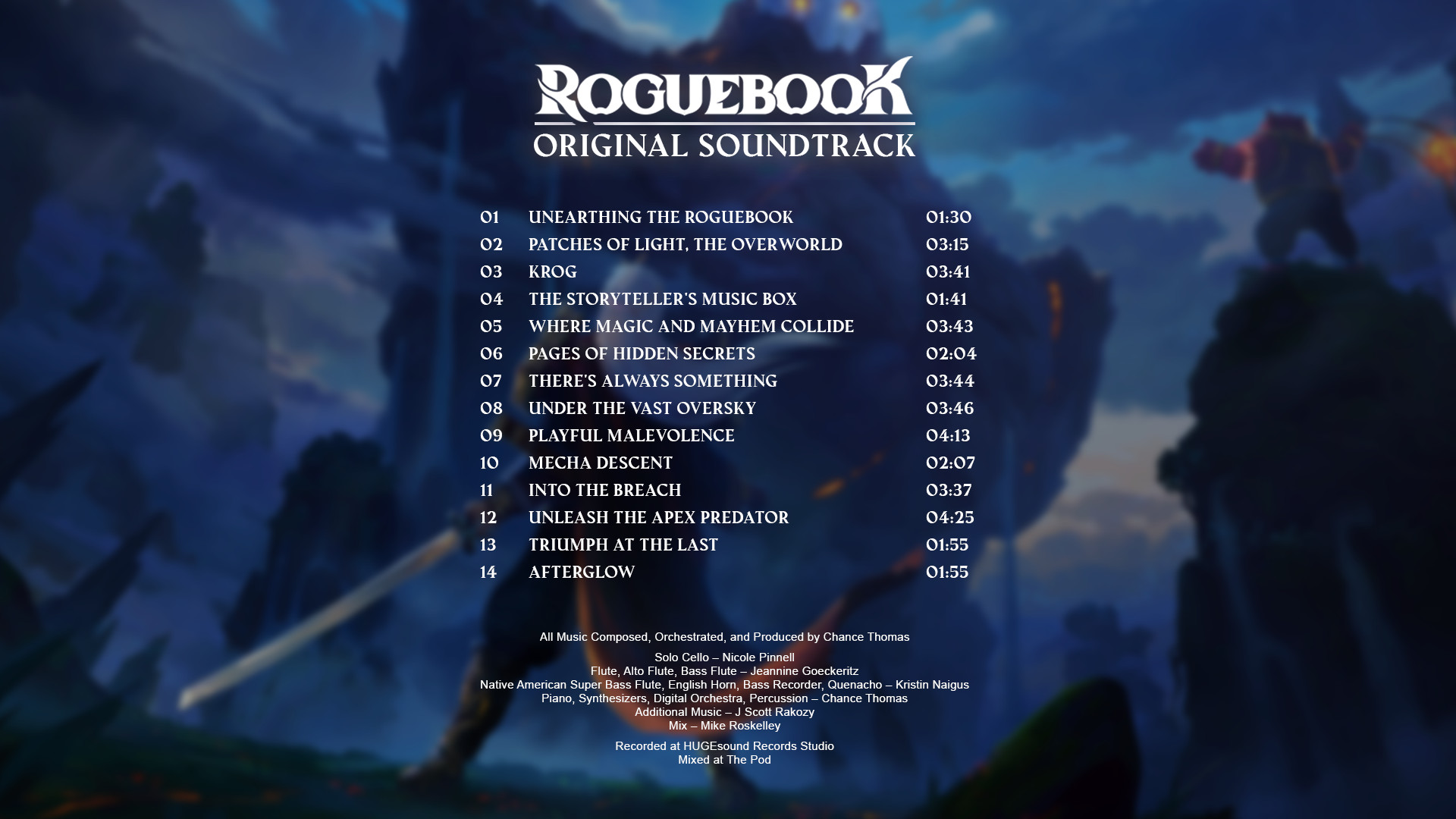 Roguebook - Original Soundtrack DLC Steam CD Key, 2.01 usd