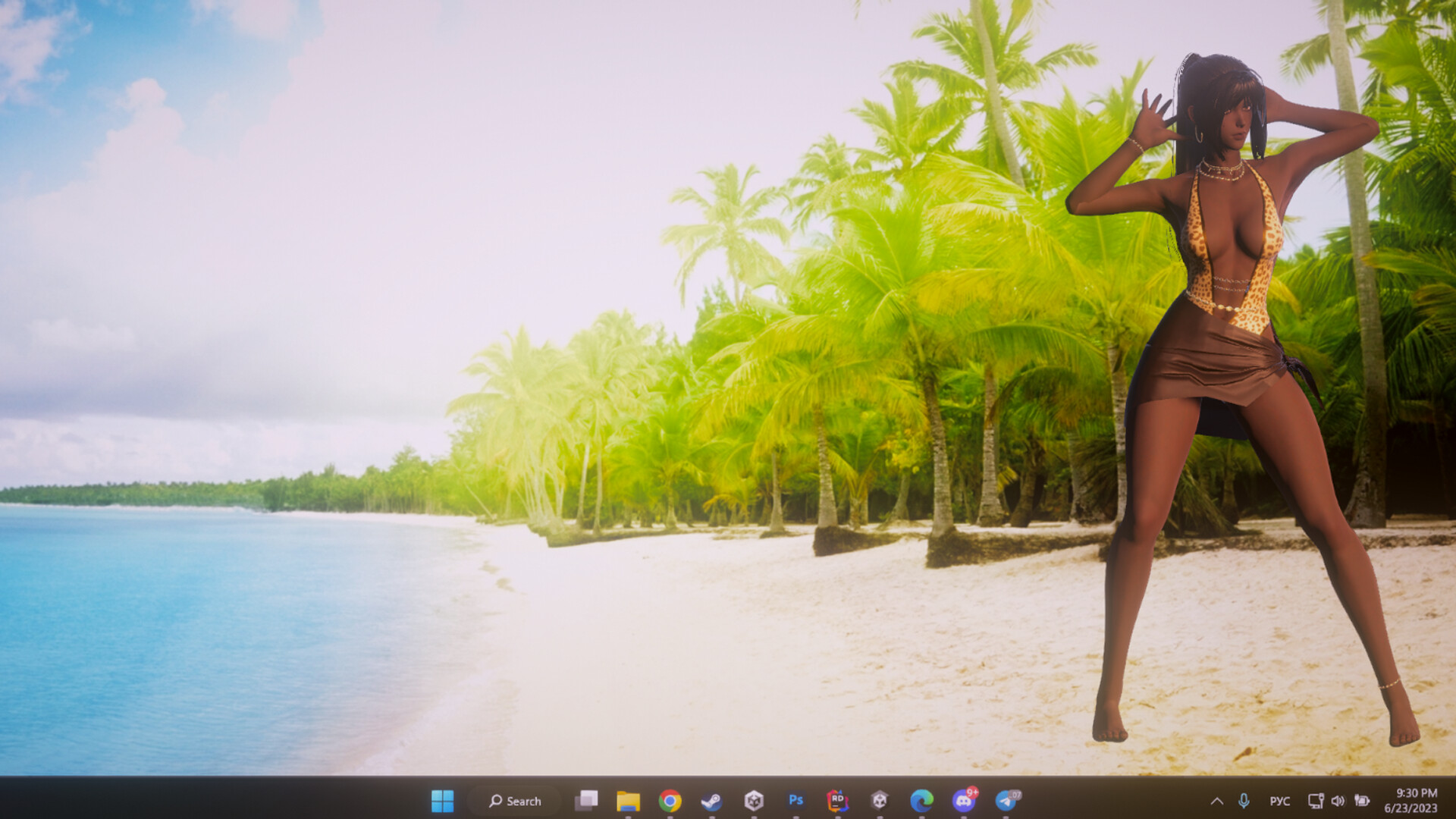 Desktop Beach Girls - 18+ DLC Steam CD Key, 2.45 usd