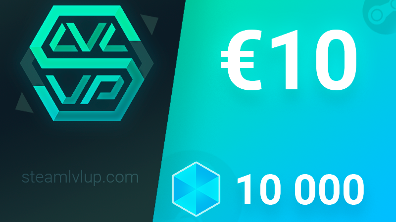 SteamlvlUP €10 Gift Code, 10.54 usd