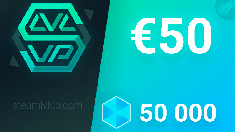 SteamlvlUP €50 Gift Code, 48.98 usd
