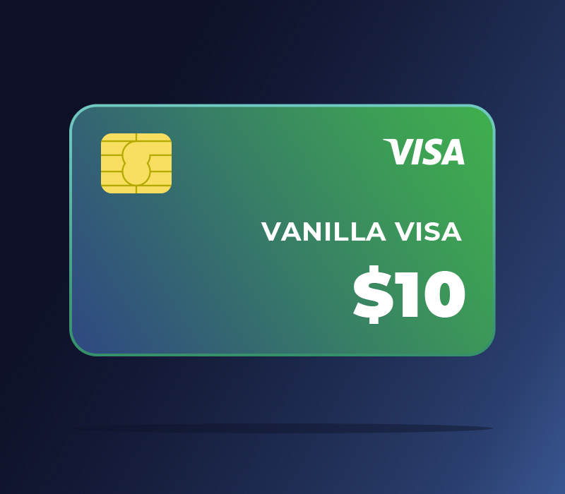 Vanilla VISA $10 US, 12.92 usd