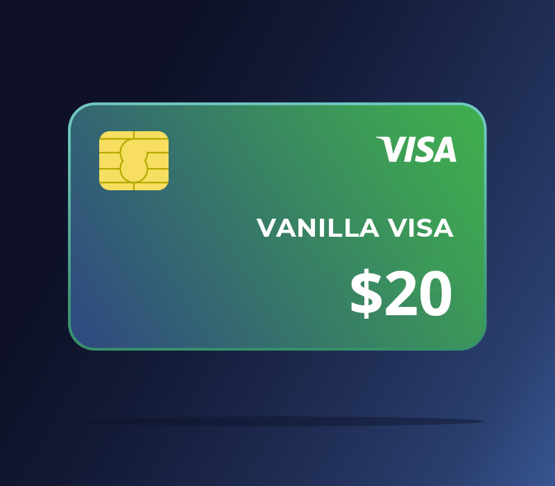 Vanilla VISA $20 US, 23.59 usd