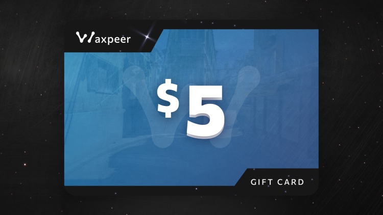 WAXPEER $5 Gift Card, 5.49 usd